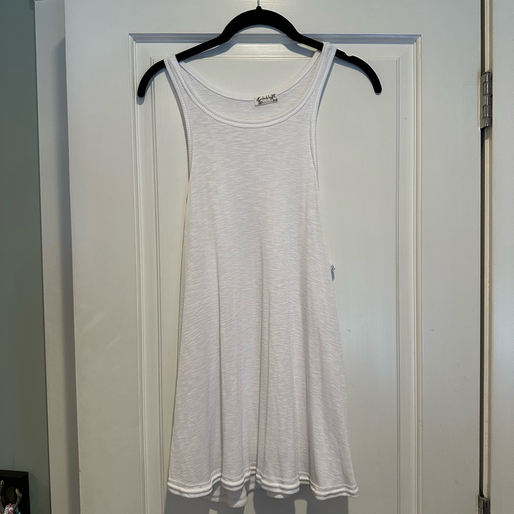 White Free People Tank